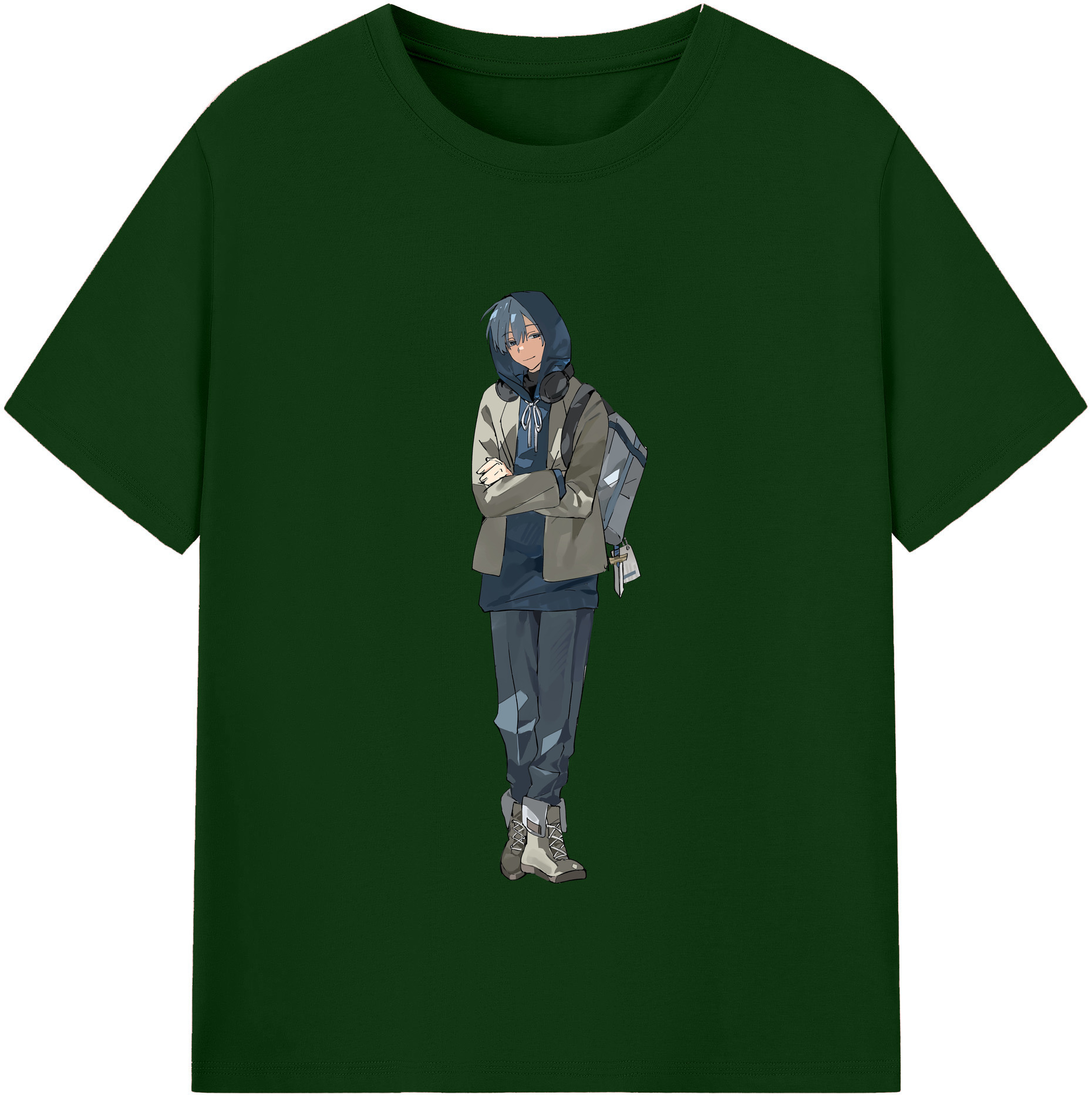 （画像用） 葬送のフリーレン Frieren 綿100％半袖Tシャツ（フロントプリント）